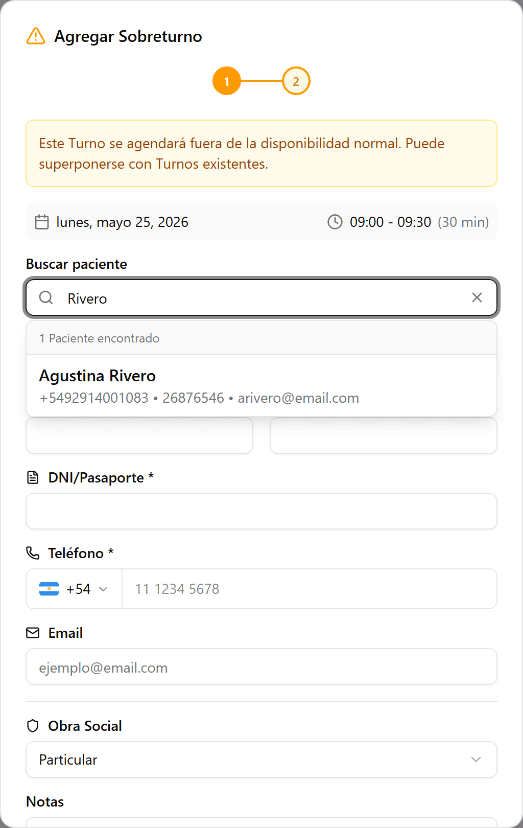 Patient search
